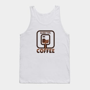 Blood Type Coffee Tank Top